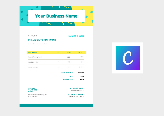 Online Invoicing Template