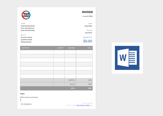 microsoft office invoice template 2007 download